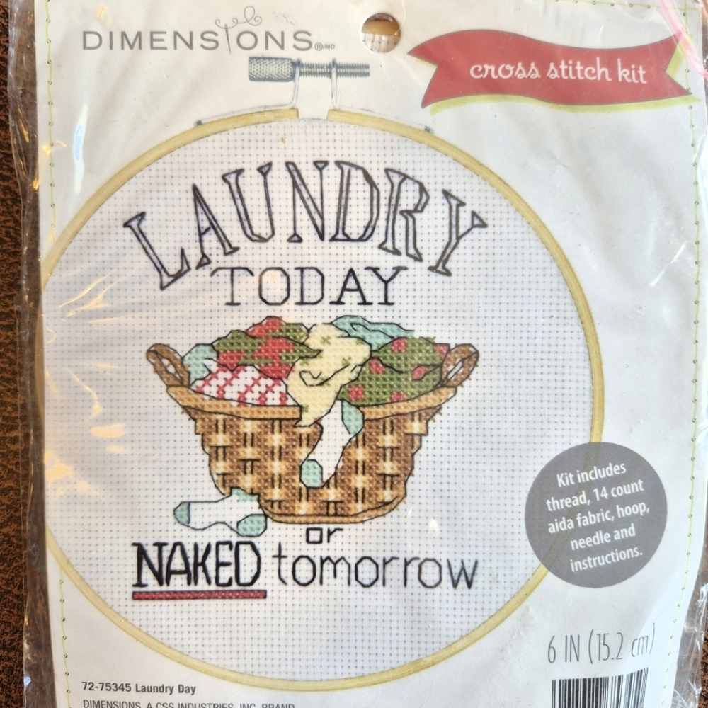 Laundry Day - Dimensions Cross Stitch Kit